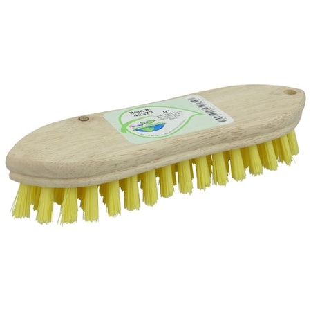 Weiler 9" Deck Scrub Brush, Recycled PET Fill 42373